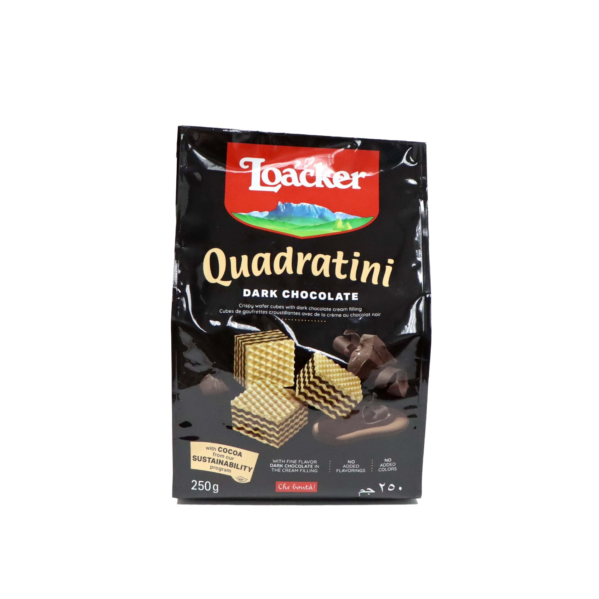 Loacker Quadratini Dark Chocolate 250g