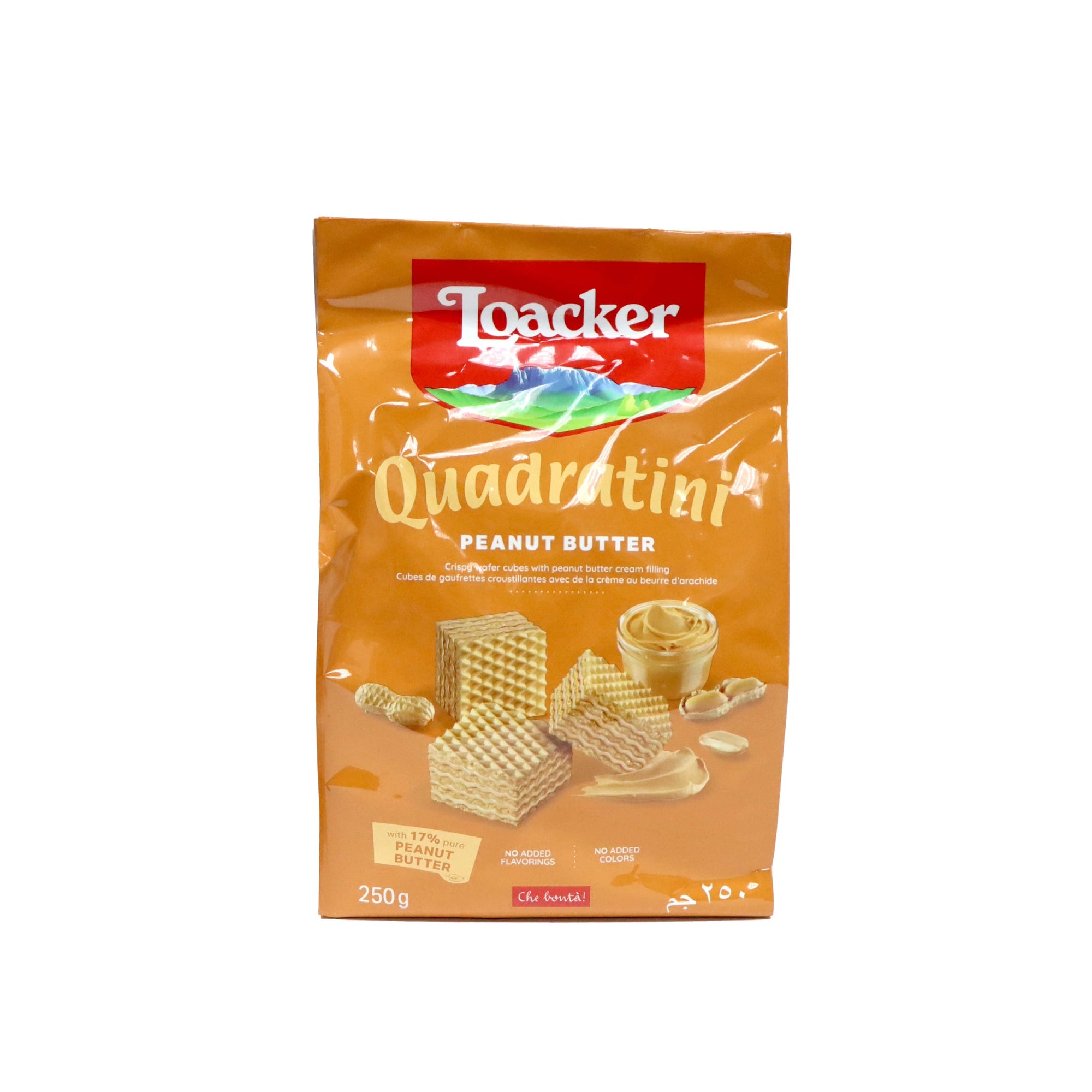 Loacker Quadratini Peanut Butter 250g