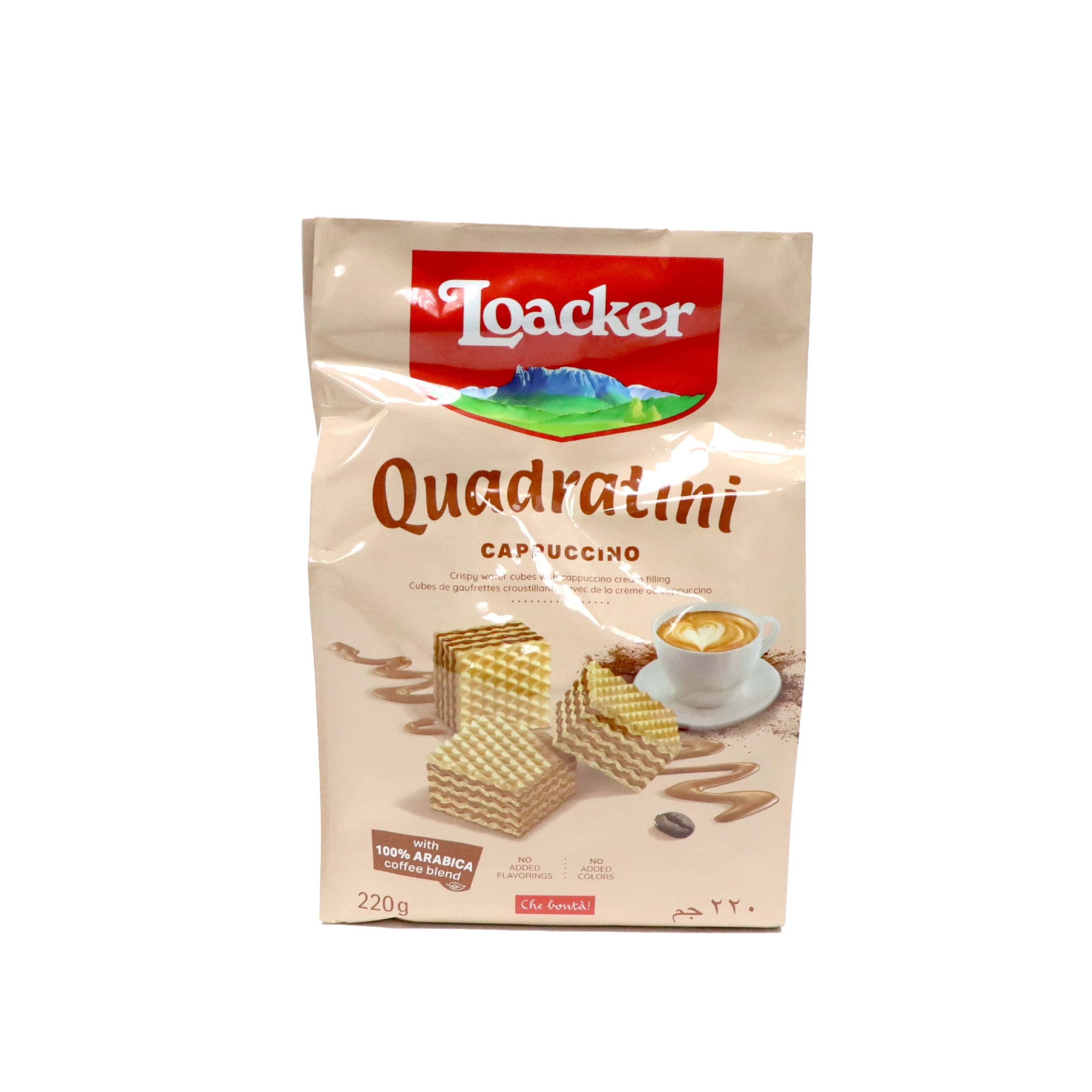 Loacker Quadratini Cappuccino 220g