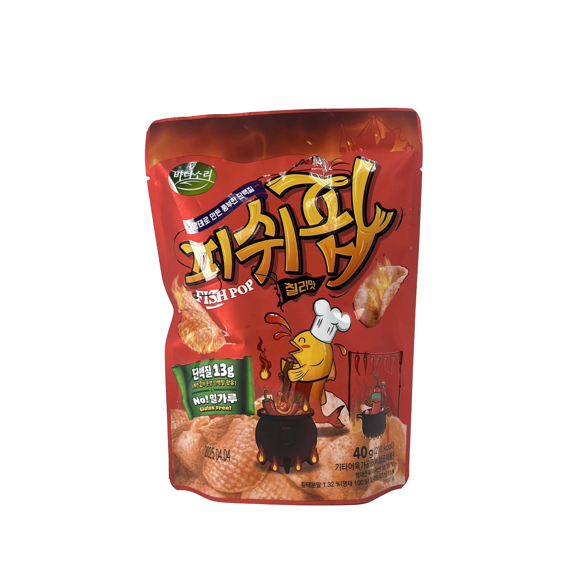 Badasori Fish Pop - Chilli Flavour 40g