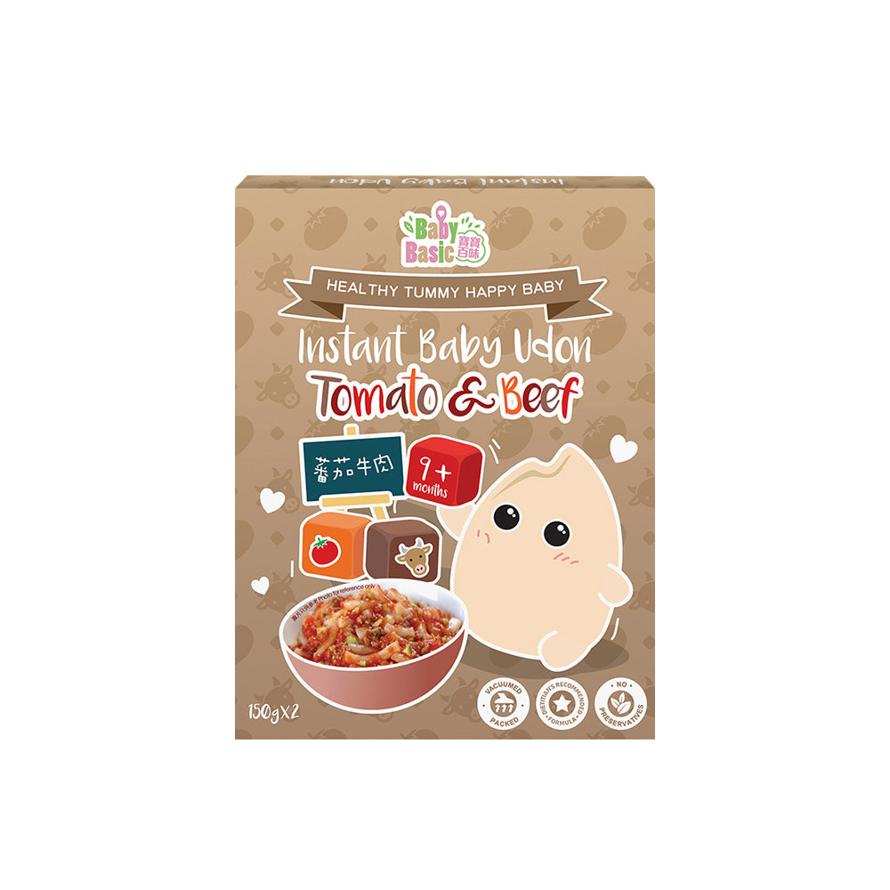 Baby Basic Instant Baby Udon (Tomato & Beef) 150g x 2