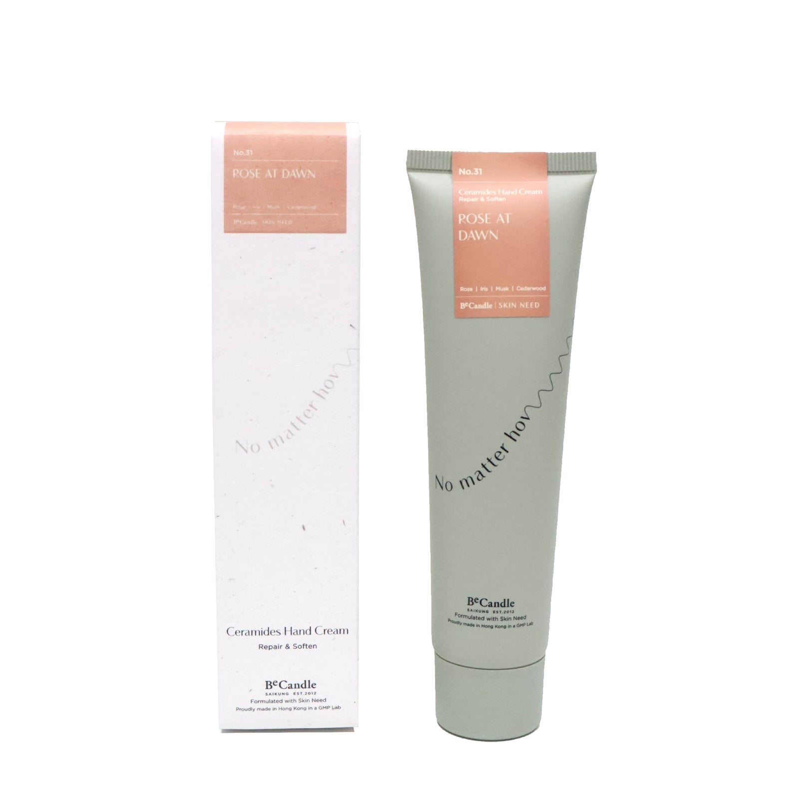 BeCandle x Skin Need Ceramides Hand Cream - No.31 Rose At Dawn 60ml