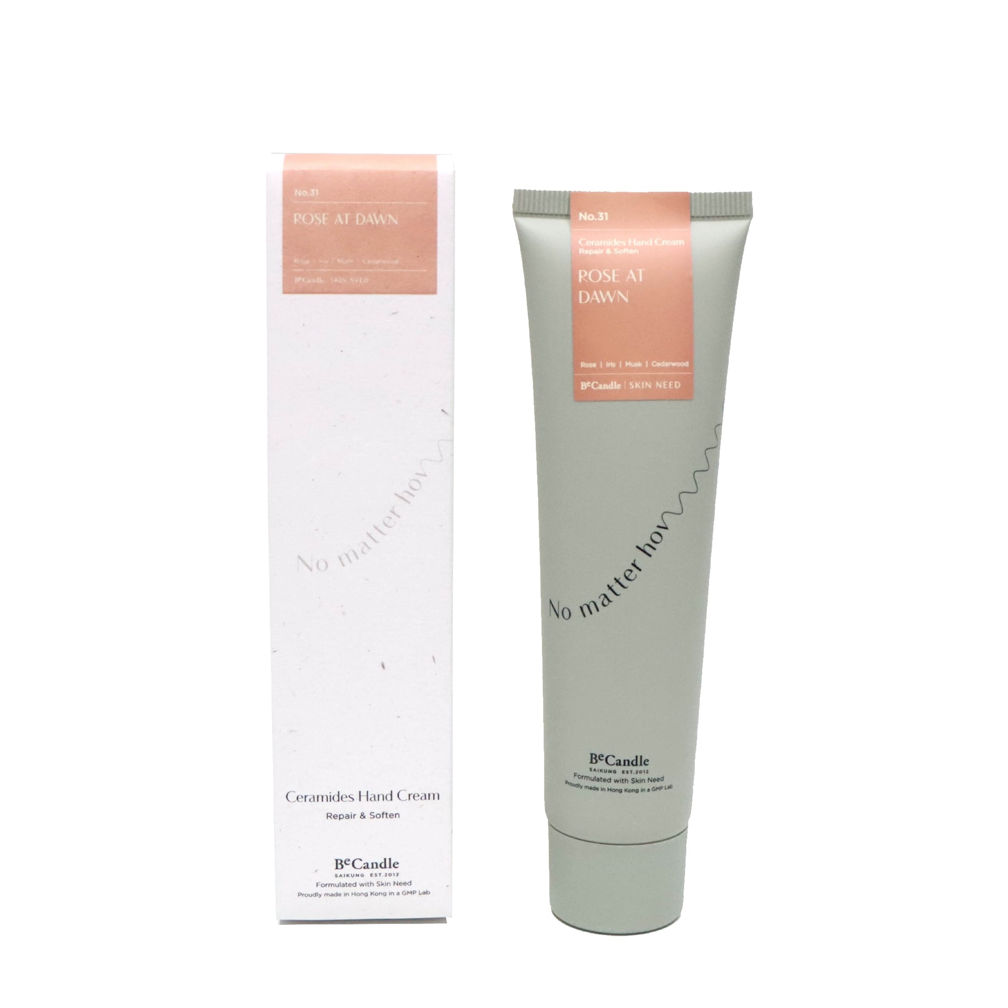 BeCandle x Skin Need Ceramides Hand Cream - No.31 Rose At Dawn 60ml