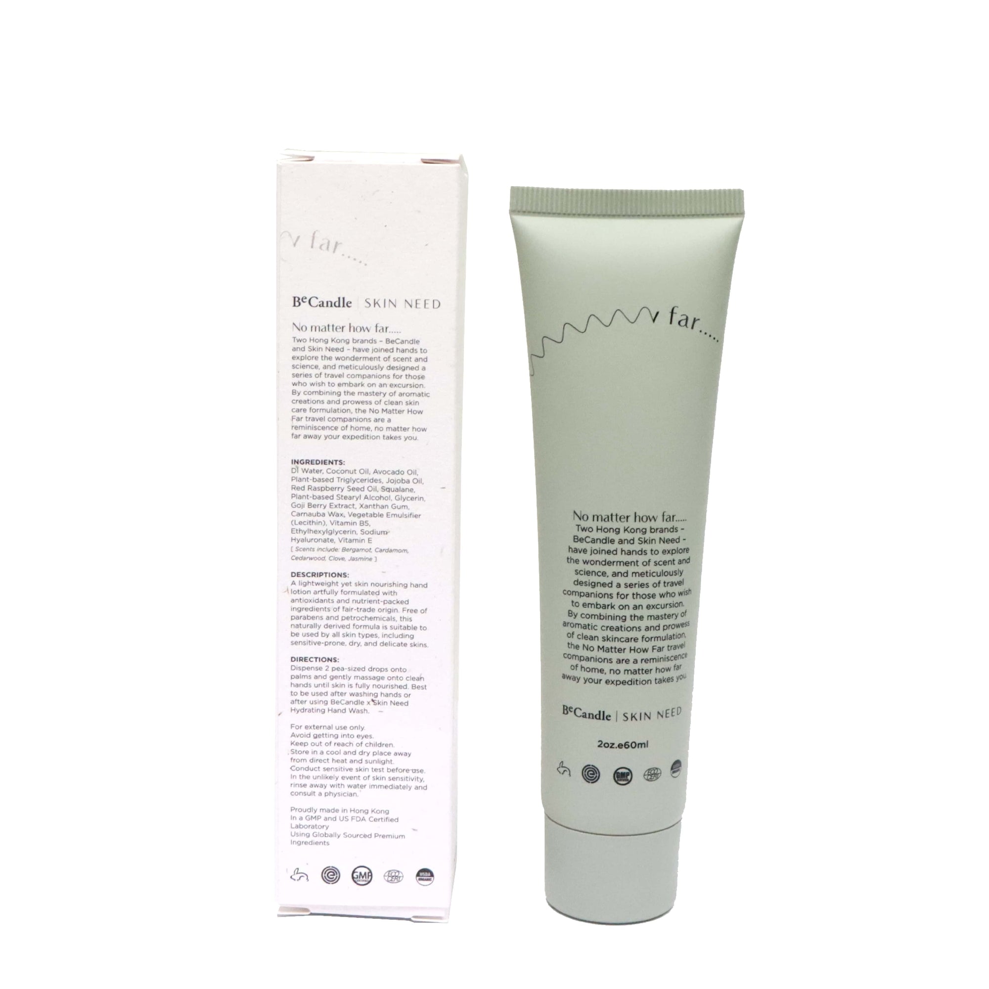 BeCandle x Skin Need Ceramides Hand Cream - No.28 Bergamot From South 60ml