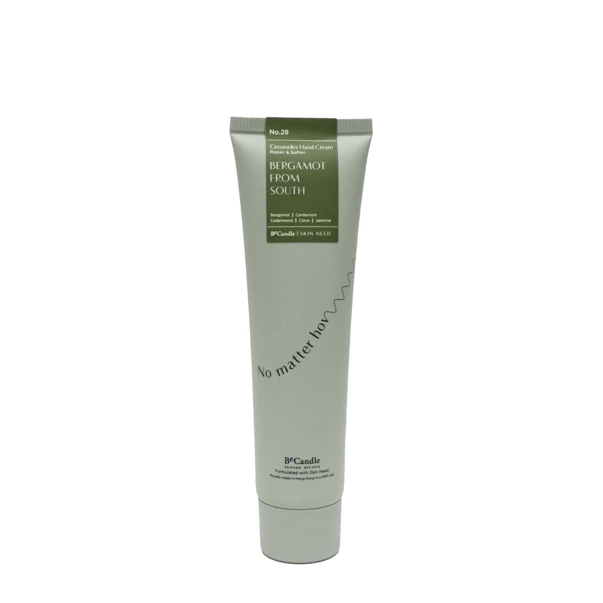 BeCandle x Skin Need Ceramides Hand Cream - No.28 Bergamot From South 60ml