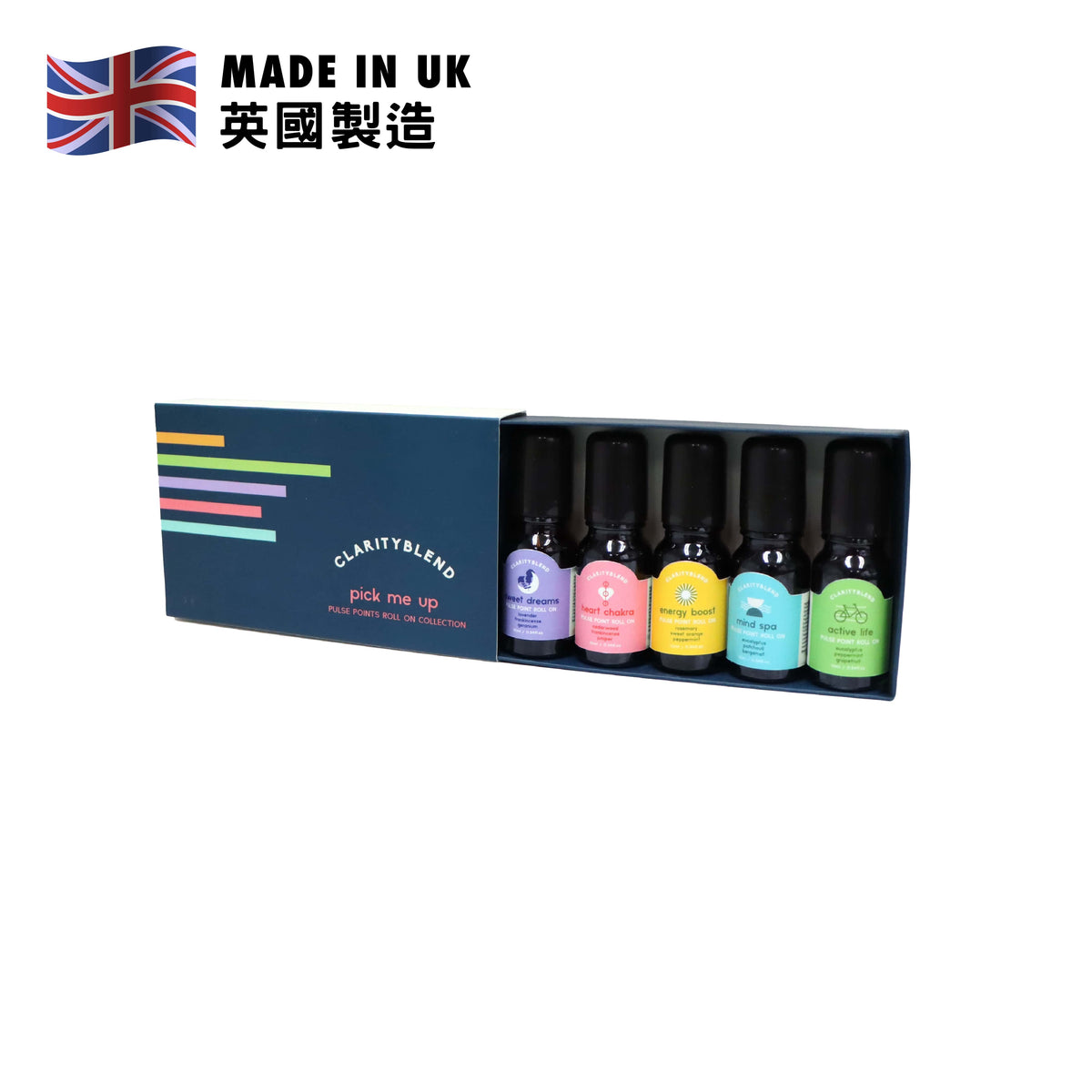 Clarity Blend Pick Me Up Pulse Point Roll On Starter Gift Set 5 x 10ml