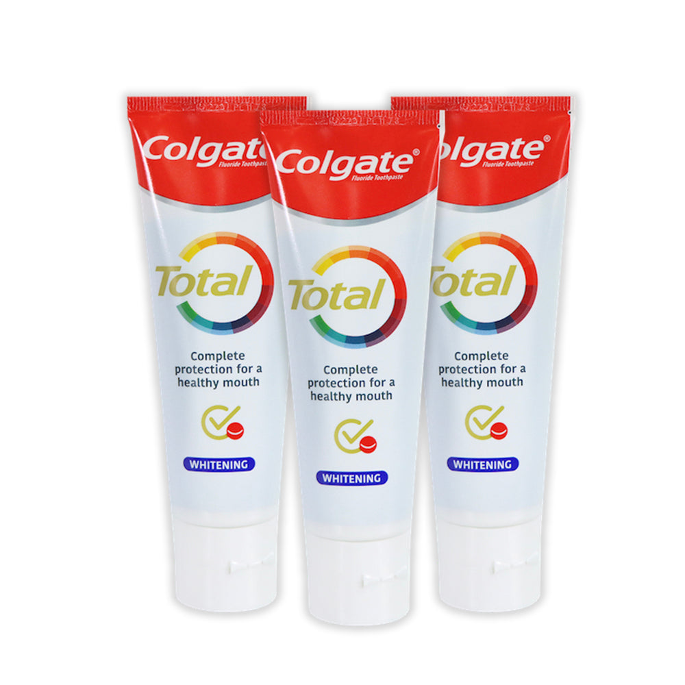 Colgate Total Whitening Toothpaste 75ml x 3