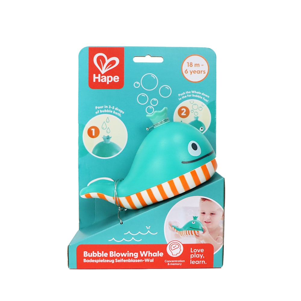 Hape Toys - Bubble Blowing Whale (18M+)