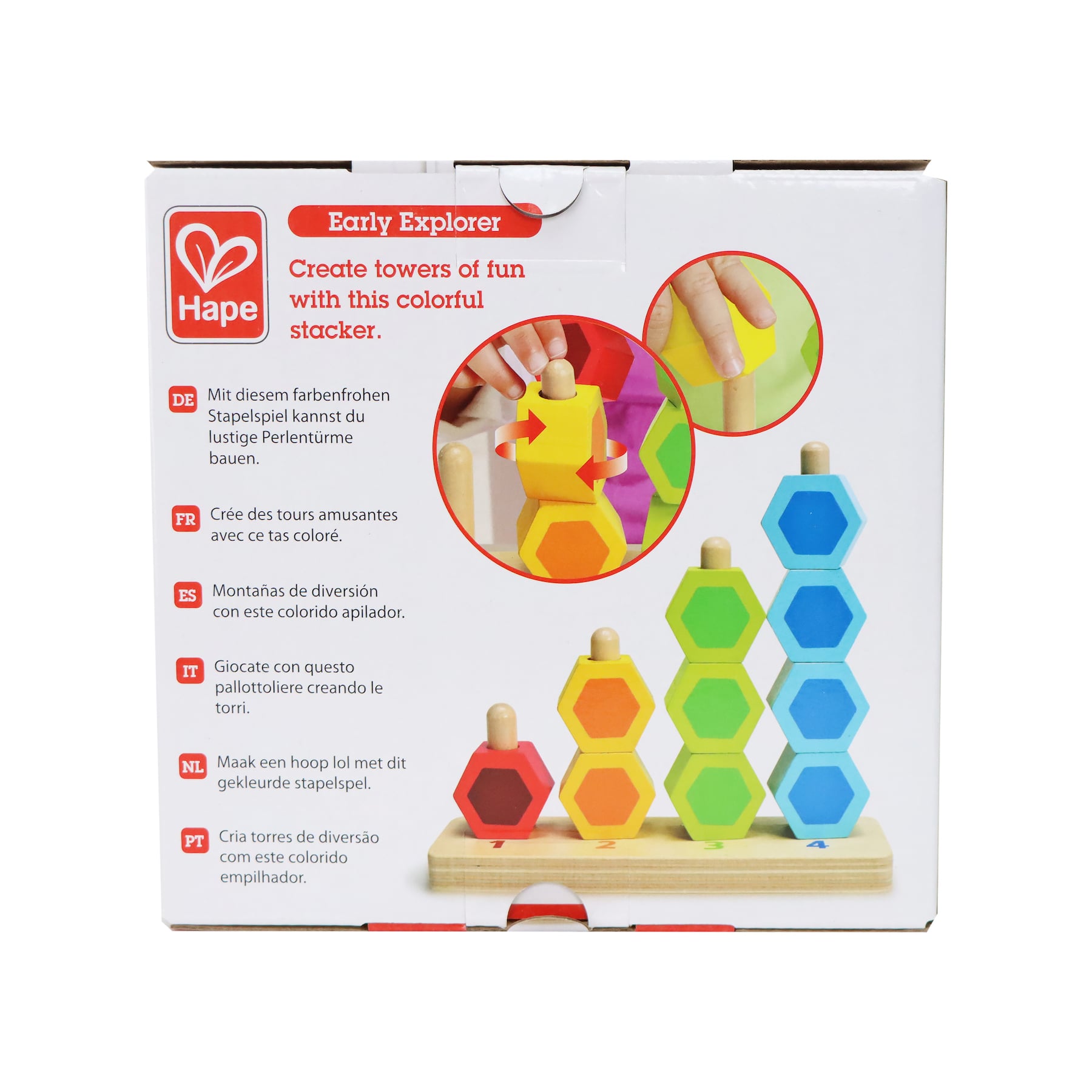 Hape Toys - Counting Stacker (12M+)